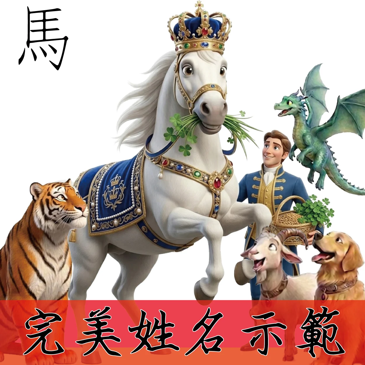 生肖馬 完美姓名學範例